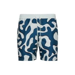 vans size small board shorts blue pattern